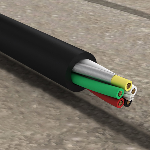 Stíněný elektronický kabel PVC