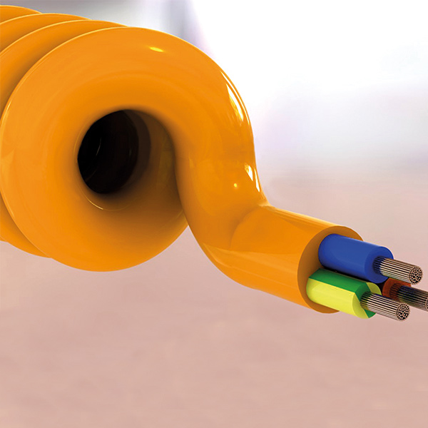 Spirálované kabely ze Semoflex® H05BQ-F / H07BQ-F a Semoflex® PVC/PUR